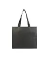 Shopper in TNT laminato, manici lunghi e soffietto Handle
