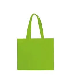Shopper in TNT laminato, manici lunghi e soffietto Handle