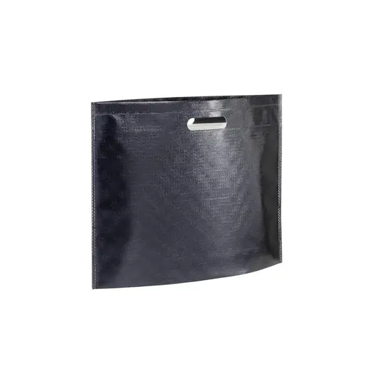 Shopper in TNT laminato metallizzata con laminatura più leggera e meno visibile Handle
