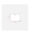 Shopper in TNT laminato metallizzata, manici corti Handle