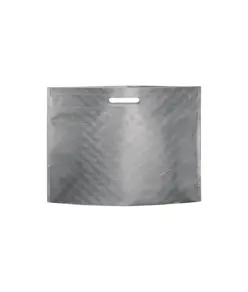 Shopper in TNT laminato metallizzata, manici corti Handle