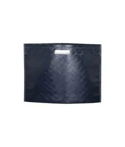 Shopper in TNT laminato metallizzata, manici corti Handle