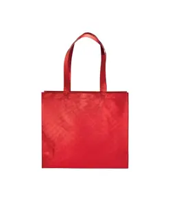 Shopper in TNT laminato metallizzata, manici lunghi e soffietto Handle