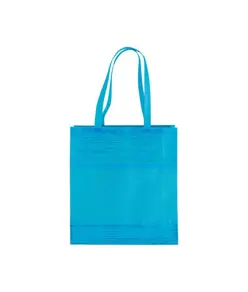 Shopper in TNT termosaldato con soffietto, manici 65 cm Handle