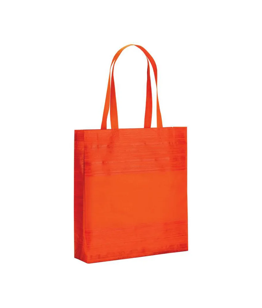 50 pezzi Shopper in TNT termosaldato con soffietto, manici 65 cm Handle