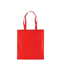 Shopper in TNT termosaldato con soffietto, manici 65 cm Handle