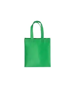 Shopper mini con soffietto in  R-pet 80 g/m2 con soffietto, manici corti Handle
