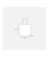 Shopper mini con soffietto in  R-pet 80 g/m2 con soffietto, manici corti Handle