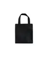 Shopper mini con soffietto in TNT 80 g/m2, manici corti Handle