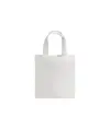 Shopper mini con soffietto in TNT 80 g/m2, manici corti Handle