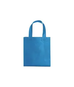Shopper mini con soffietto in TNT 80 g/m2, manici corti Handle
