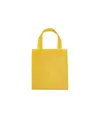 Shopper mini con soffietto in TNT 80 g/m2, manici corti Handle