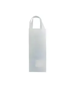 Shopper porta bottiglia in TNT 100 g/m2  termosaldato, manici corti Handle