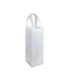 Shopper porta bottiglia in TNT 100 g/m2  termosaldato, manici corti Handle
