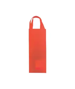 Shopper porta bottiglia in TNT 100 g/m2  termosaldato, manici corti Handle