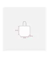 Shopper porta bottiglie (6 posti) in PP laminato 120 g/m2, manici corti a nastro Handle