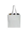Shopper porta bottiglie (6 posti) in PP laminato 120 g/m2, manici corti a nastro Handle