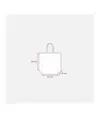 Shopper porta bottiglie (6 posti) in PP laminato 120 g/m2, manici corti a nastro Handle