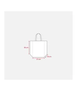 Shopper porta bottiglie (6 posti) in PP laminato 120 g/m2, manici corti a nastro Handle