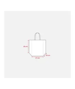 Shopper porta bottiglie (6 posti) in PP laminato 120 g/m2, manici corti a nastro Handle