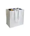 Shopper porta bottiglie (6 posti) in PP laminato 120 g/m2, manici corti a nastro Handle