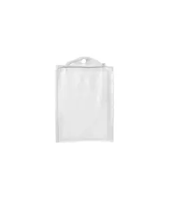 Shopper  ripiegabile con soffietto in TNT 80g/m2 cucito, manici corti Handle