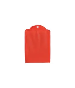 Shopper  ripiegabile con soffietto in TNT 80g/m2 cucito, manici corti Handle