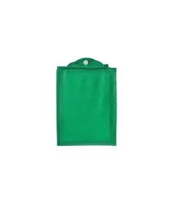 Shopper  ripiegabile con soffietto in TNT 80g/m2 cucito, manici corti Handle