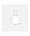 Shopper ripiegabile in TNT 80 g/m2 termosaldato, manici corti Handle