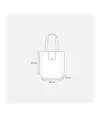 Shopper ripiegabile in TNT 80 g/m2 termosaldato, manici corti Handle
