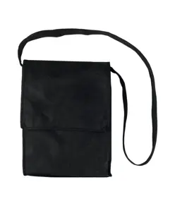 Shopper tascapane con soffietto in TNT 80 g/m2 cucito con tracolla Handle