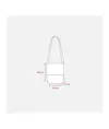 Shopper tascapane con soffietto in TNT 80 g/m2 cucito con tracolla Handle