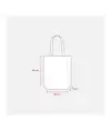 Shopper termosaldata in R-pet  80 g/ m2 con soffietto Handle