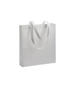 Shopper termosaldata in R-pet  80 g/ m2 con soffietto Handle