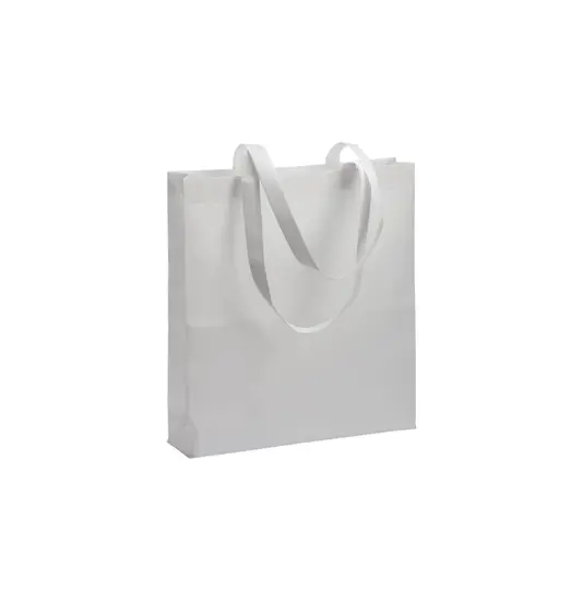 Shopper termosaldata in R-pet  80 g/ m2 con soffietto Handle