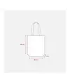Shopper termosaldata in R-pet  80 g/ m2 con soffietto Handle