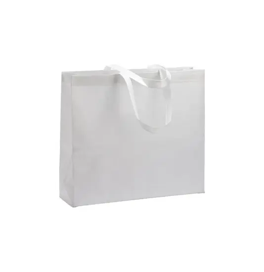 Shopper termosaldata in R-pet  80 g/ m2 con soffietto Handle
