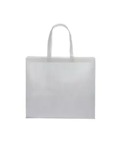 Shopper termosaldata in R-pet  80 g/ m2 con soffietto Handle