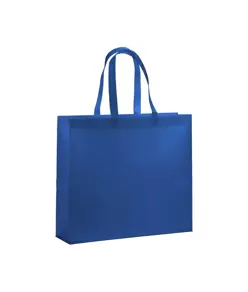 Shopper termosaldata in R-pet  80 g/ m2 con soffietto Handle