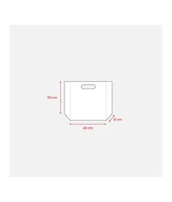 Shopper termosaldata in R-pet  80 g/ m2 Handle