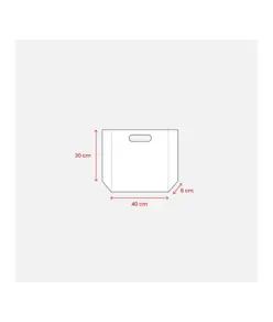 Shopper termosaldata in R-pet  80 g/ m2 Handle