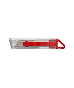 Taglierino trasparente con lama retrattile automatica , medio