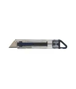 Taglierino trasparente con lama retrattile automatica , medio