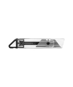 Taglierino trasparente con lama retrattile automatica , medio