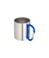 Tazza in acciaio con manico in alluminio a moschettone, 200 ml