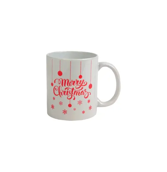 Tazza in ceramica con stampa natalizia. Adatta per la stampa sublimatica