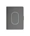 Tech organizer con wireless charger e quaderno (A5)