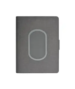 Tech organizer con wireless charger e quaderno (A5)