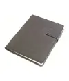 Tech organizer in tessuto mélange con quaderno a righe (A5)
