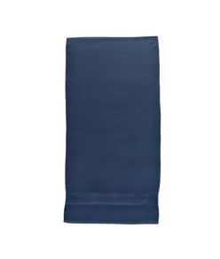 Telo in spugna di cotone 100 % ( 300 g/m2) con banda bianca in poliestere 30x50cm